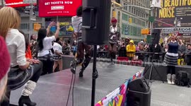Trans Day of Visibility at Times Square in New York, USA
