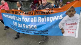 Palm Sunday refugee rally, Sydney, Australia
