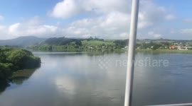 View from Bridge of Waikato River, New Zealand