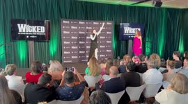 WICKED musical lead roles announced at media call, Sydney, Australia