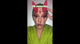 'That's something!' - Demon Make-up removal after Alphabet Make-Up Challenge