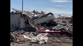 Tornadoes leave trail of damage in Arkansas, US