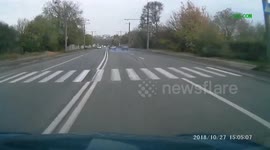 Close Call: Grey Car Loses Control Due to Reckless Driving