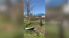 Video shows damage caused by tornado in Adamsville, Tennessee