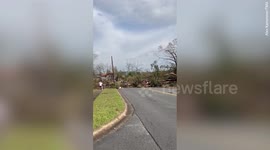 Video shows destruction in Little Rock after deadly tornado