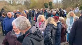 Neighbours claim they are 'distressed' over UK Home Office plans to house as many as 1,200 asylum seekers on their doorstep
