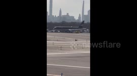 Trump arrives at LaGuardia Airport in New York ahead of arraignment