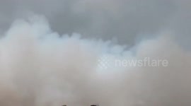 Locals hold spectacular rocket festival to honour deceased Buddhist monks in Thailand