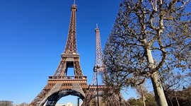 Here's why there are 2 Eiffel Towers in Paris at the moment