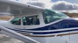 93-year-old care home resident fulfilled her wish to fly a small plane again