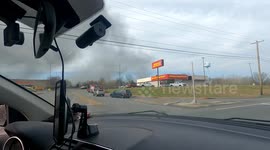 Dollar General goes up in smoke at 2nd alarm commercial building fire in Shenandoah, Pennsylvania