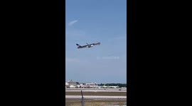 Trump plane departs for New York