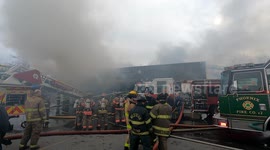 Dollar General goes up in smoke at 2nd alarm commercial building fire in Shenandoah, Pennsylvania