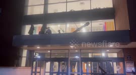 US: Celebrations For College Basketball Championship Win Turn Chaotic At UConn Campus 2