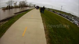 Bonnet Carre Spillway Opening Attracts Huge Crowd