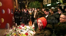 Tributes to David Bowie near Brixton birthplace