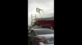 Ferry crashes into pier in Melbourne