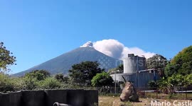 Volcan Chaparrastique Enero 2016