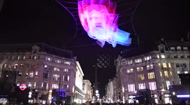 Lumiere Festival displays in London's Regent Street