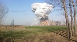 Ten killed after huge explosion at Chinese fireworks factory