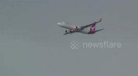 Plane has to abort Sydney landing during lightning storm