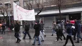Demonstrations in Greece against Social Security Reform