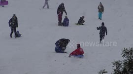 Snow blankets Scotland