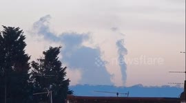 Smoke rises from 'fire' on East London-Essex border