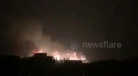 Fireworks factory explodes in China 2