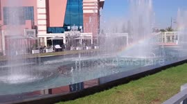 Moroccan fountains 'dance' to music