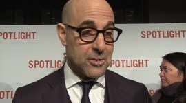 Interview with Stanley Tucci at the UK premiere of Spotlight