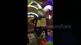 Four-year-old boy shows amazing dance skills at karaoke bar
