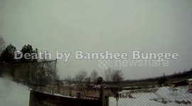 Skiing Crash - Banshee Bungee Death