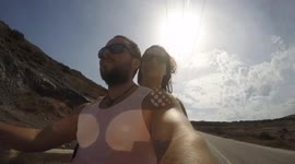 Paros, Greece on a 4-Wheeler