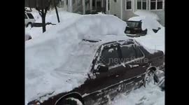 2003 Presidents' Day Weekend Snowstorm - Montgomery Village, Maryland