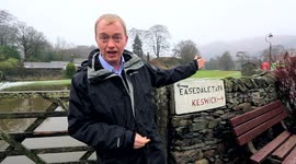 Tim Farron declares flood-hit Grasmere