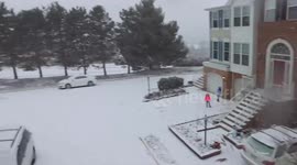 Blizzard 2016! Aerial Drone Footage
