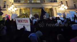 Protesters in Flint call for Governor's resignation over water crisis