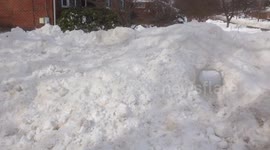 Blizzard 2016 Snow Tunnel