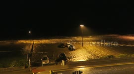 Storm Jonas arrives in Galway, Ireland