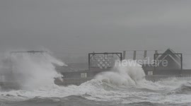 Stormy Seas - Saltcoats - Ayrshire - Scotland - 26/01/2016 pt2