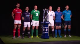 Footage from the launch of the Six Nations 2016