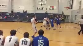 Amazing basketball head shot
