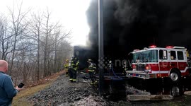 Dollar General goes up in smoke at 2nd alarm commercial building fire in Shenandoah, Pennsylvania