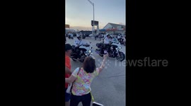 US: Supporters Welcome Trump Back To Palm Beach After Arraignment In NYC
