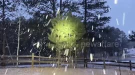 US: Low-Pressure System Brings Widespread Heavy Snow To Colorado