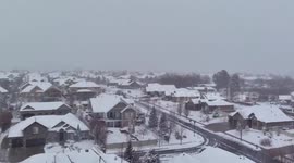 Winter storm continued to hit Utah, US, bringing widespread heavy snow