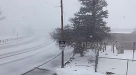US: Low-Pressure System Brings Widespread Heavy Snow To Colorado 2