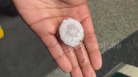 US: Tornado-Producing Storms Bring Large Hail To Iowa