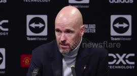 Manchester United's manager Erik ten Hag post-match press conference after beating Brentford 1-0